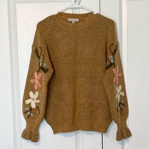 See and Be Seen Floral Embroidered Sweater